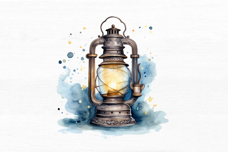 magic-lantern-watercolor-clipart