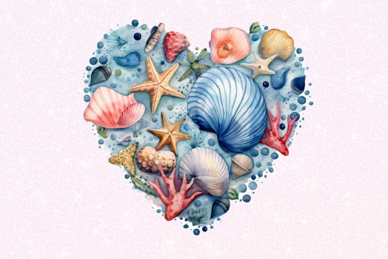 ocean-heart-watercolor-sublimation-clipart