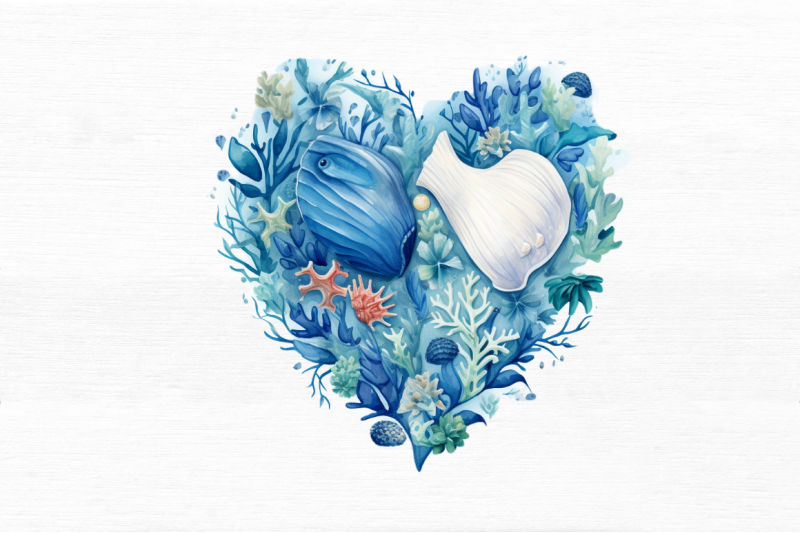 ocean-heart-watercolor-sublimation-clipart