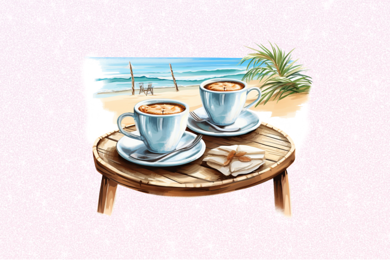 summer-beach-coffee-cups-clipart