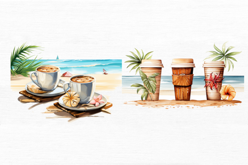 summer-beach-coffee-cups-clipart