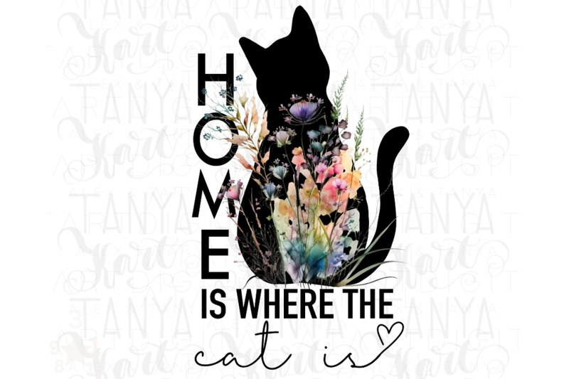 home-is-where-the-cat-is-png-instant-download