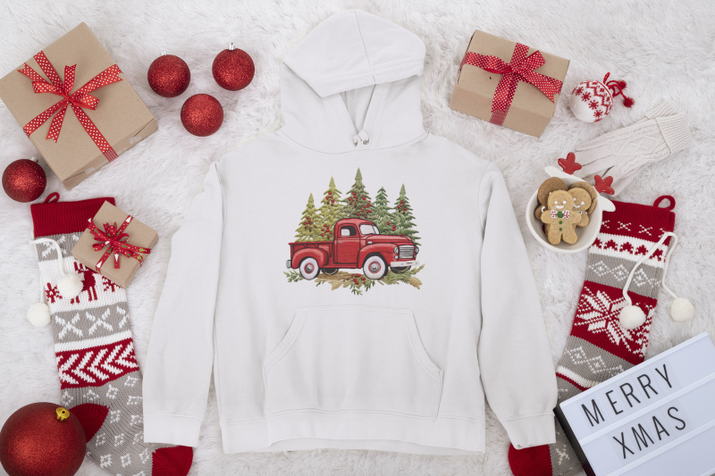 red-christmas-truck-for-holiday-designs