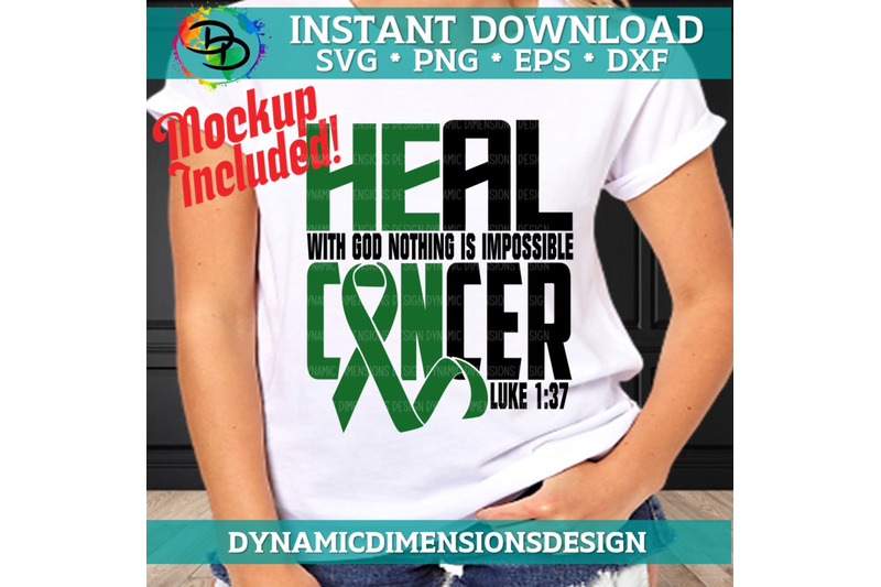 heal-cancer-green-awareness-ribbon-bipolar-mental-health-kidney-di