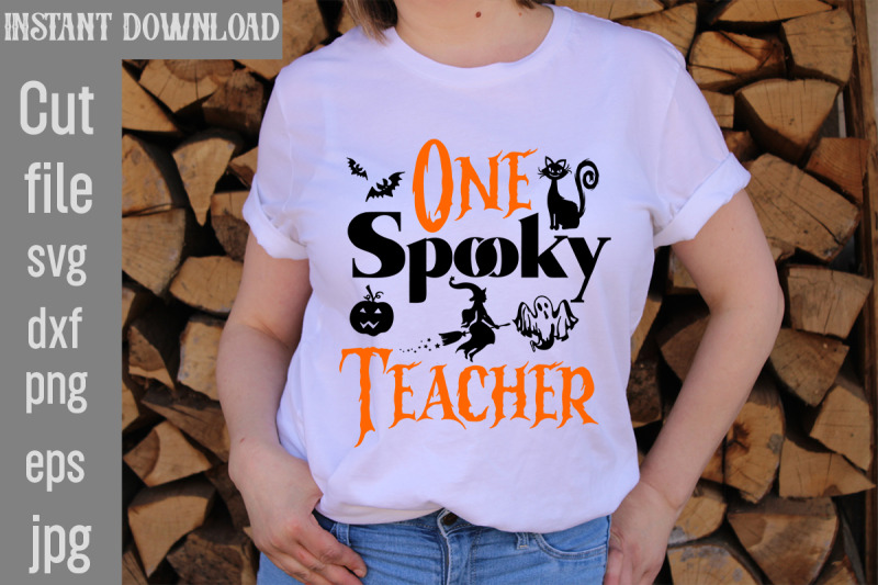 one-spooky-teacher-svg-cut-file-halloween-svg-bundle-retro-halloween