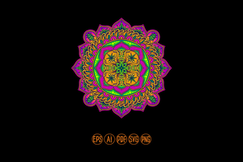 marijuana-mandalas-with-middle-eastern-motifs