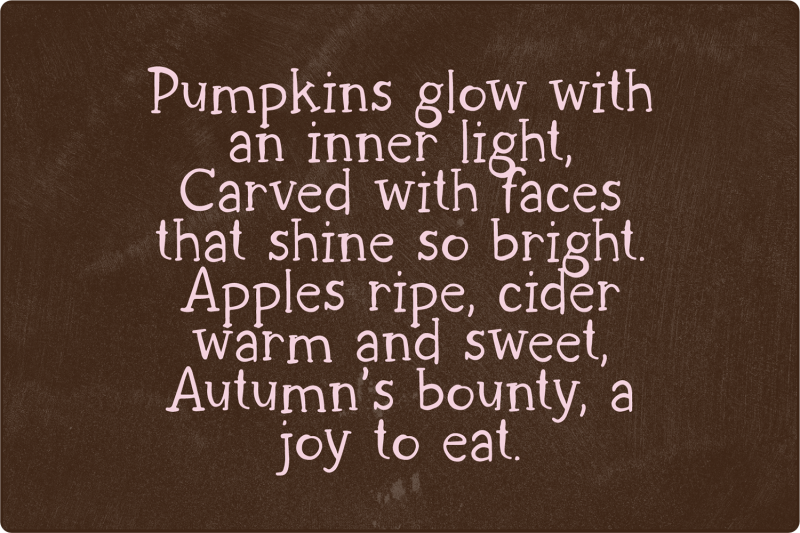 pumpkin-custard-rustic-autumn-font