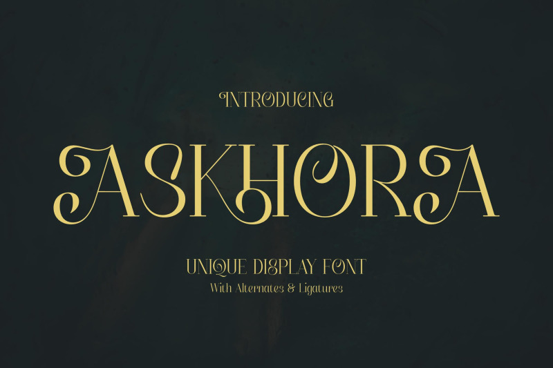 askhora-typeface