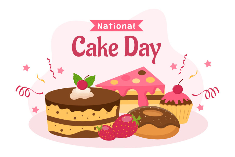 11-national-cake-day-vector-illustration