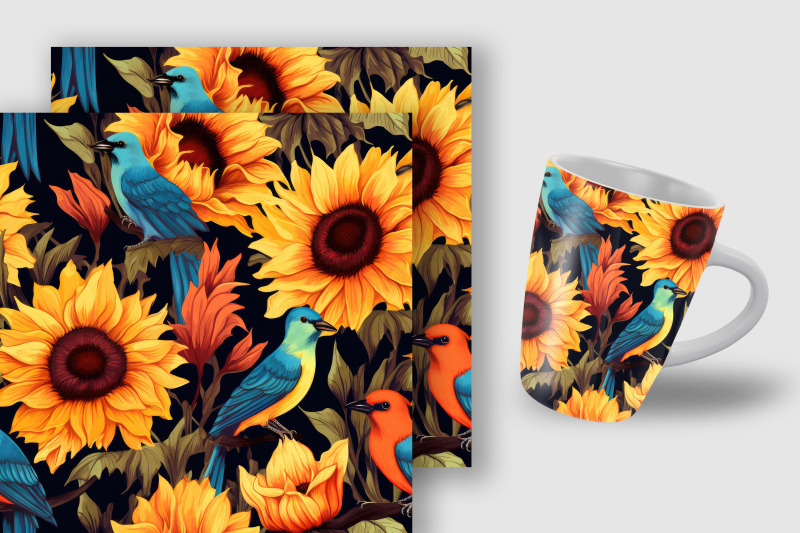 sunflower-amp-birds-seamless-pattern-digital-papers