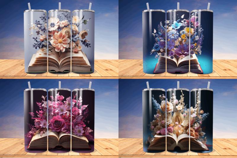 3d-book-with-flower-tumbler-bundle