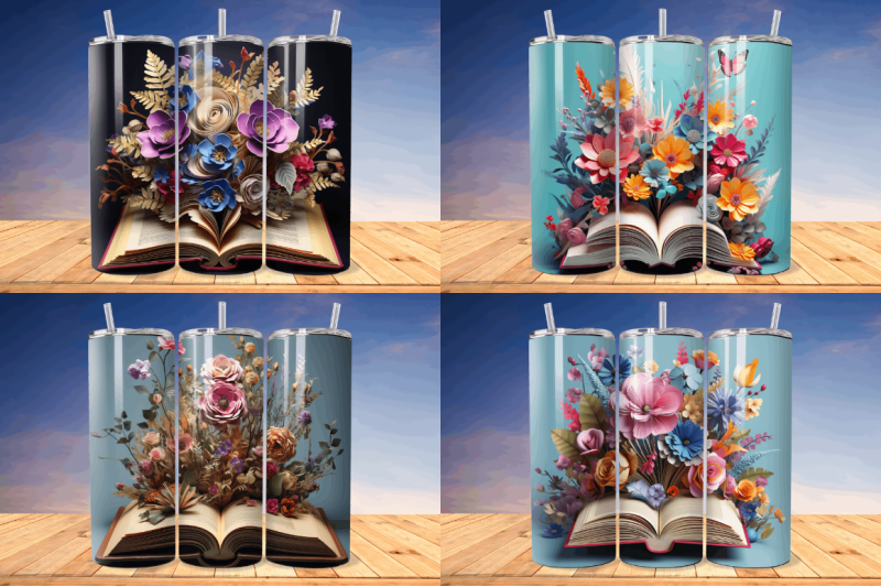 3d-book-with-flower-tumbler-bundle