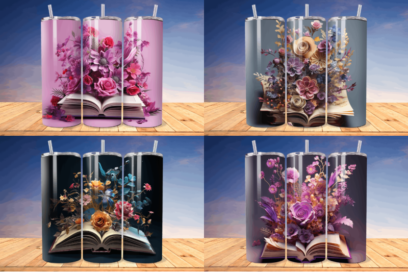 3d-book-with-flower-tumbler-bundle