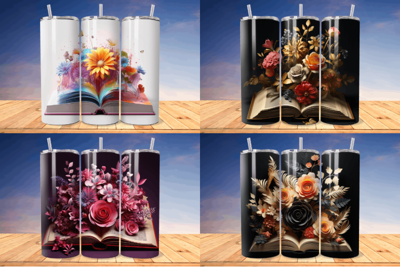 3d-book-with-flower-tumbler-bundle