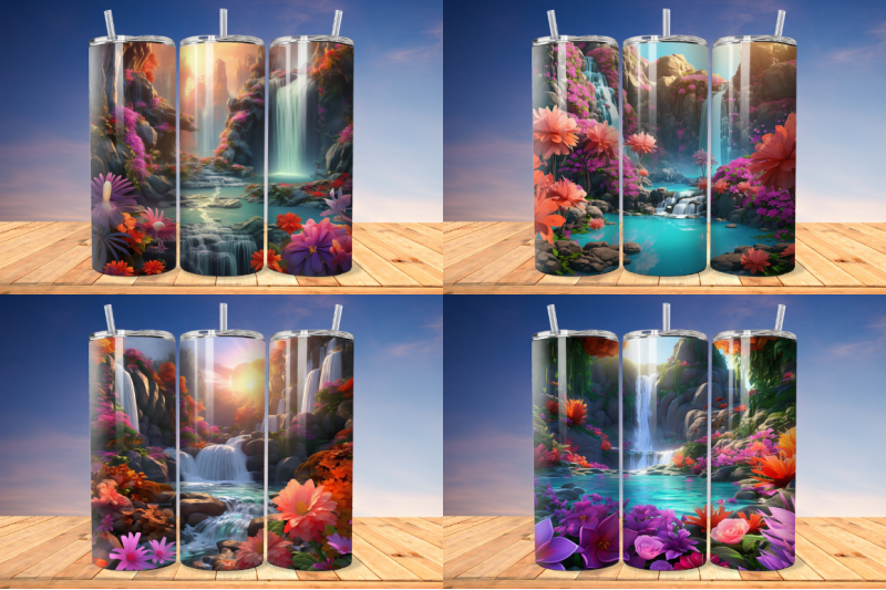 3d-enchanting-waterfall-tumbler-bundle