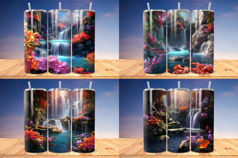 3d-enchanting-waterfall-tumbler-bundle