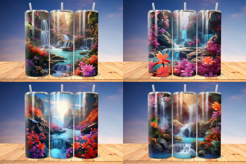 3d-enchanting-waterfall-tumbler-bundle