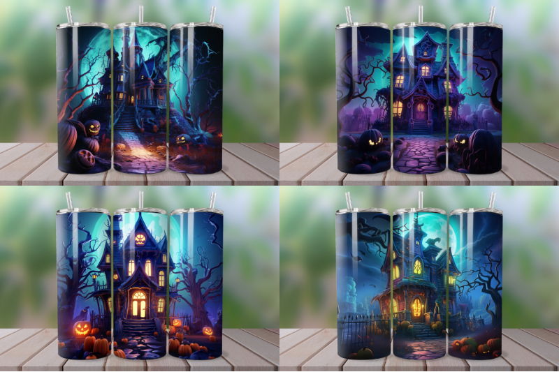 3d-spooky-haunted-house-tumbler-bundle