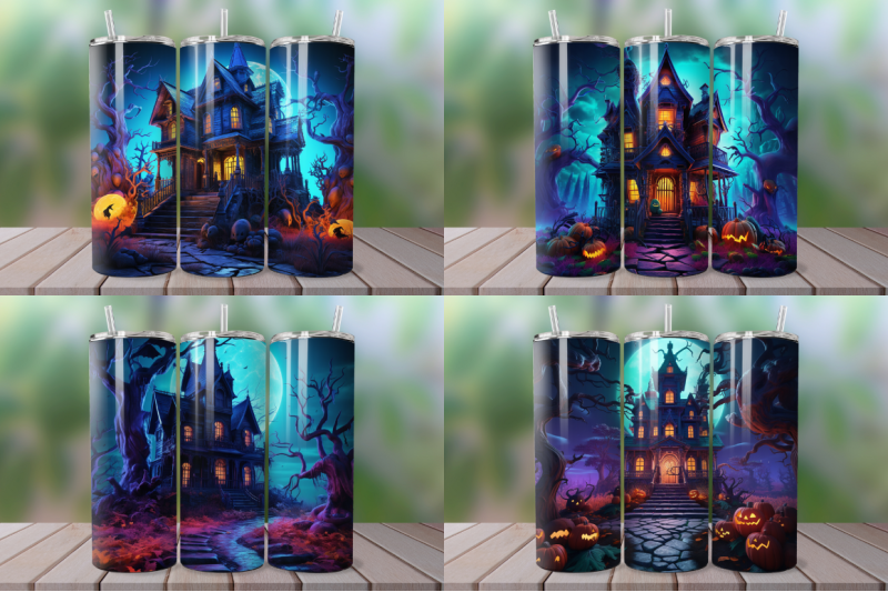 3d-spooky-haunted-house-tumbler-bundle