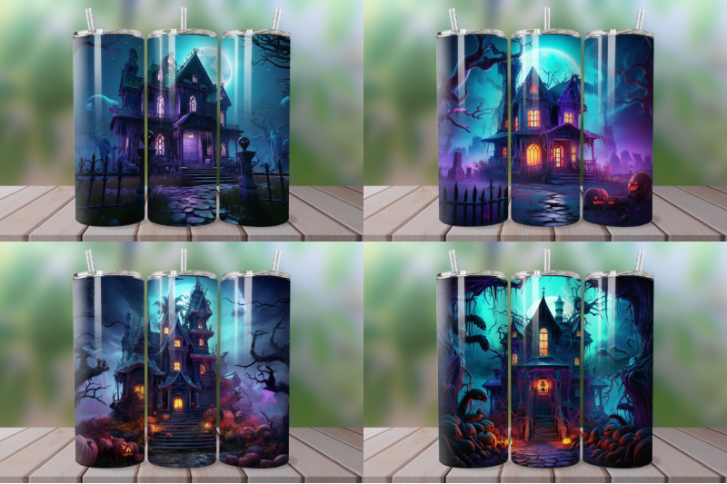 3d-spooky-haunted-house-tumbler-bundle