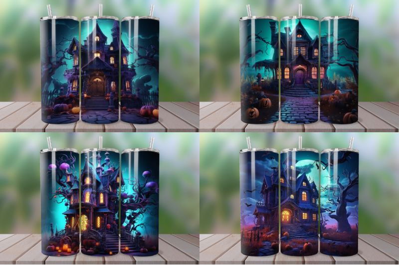 3d-spooky-haunted-house-tumbler-bundle