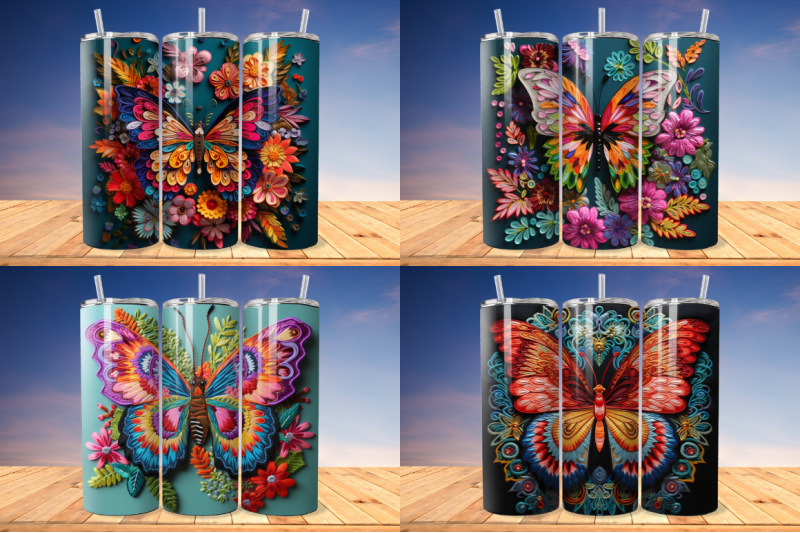 3d-embroidered-butterfly-tumbler-bundle