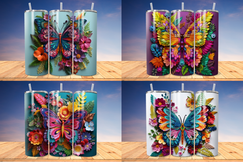 3d-embroidered-butterfly-tumbler-bundle