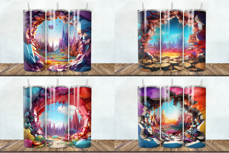 3d-wonderland-cracked-hole-tumbler-bundle