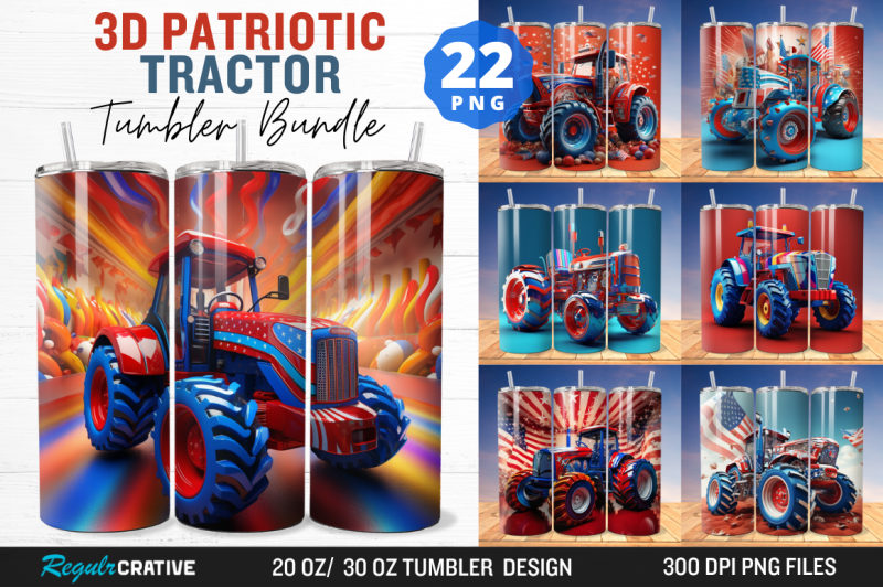 3d-patriotic-tractor-tumbler-wrap-bundle