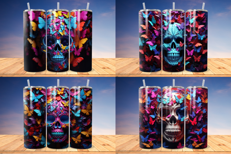 3d-skull-and-butterflies-tumbler-bundle