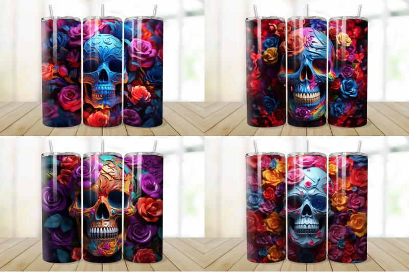 3d-skull-and-rose-tumbler-wrap-bundle