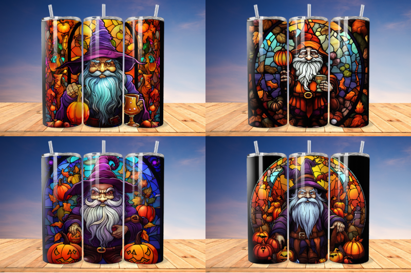 stained-glass-halloween-vampire-gnome-tumbler-bundle