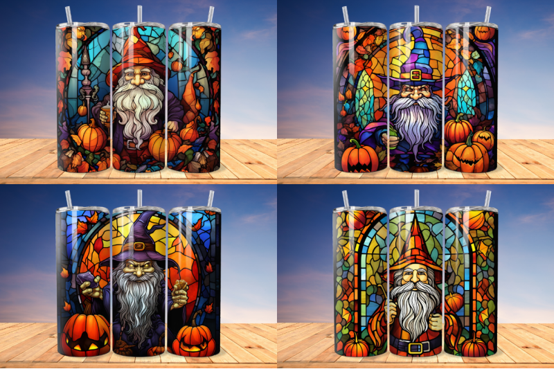 stained-glass-halloween-vampire-gnome-tumbler-bundle