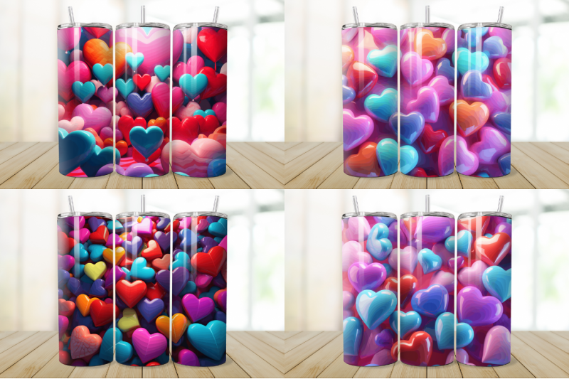 3d-inflated-hearts-love-tumbler-bundle