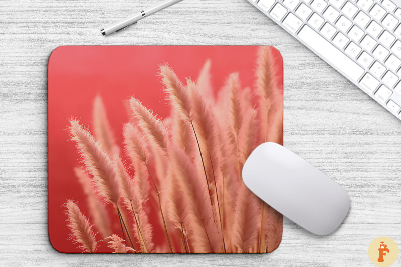 pampas-grass-on-soft-red-background