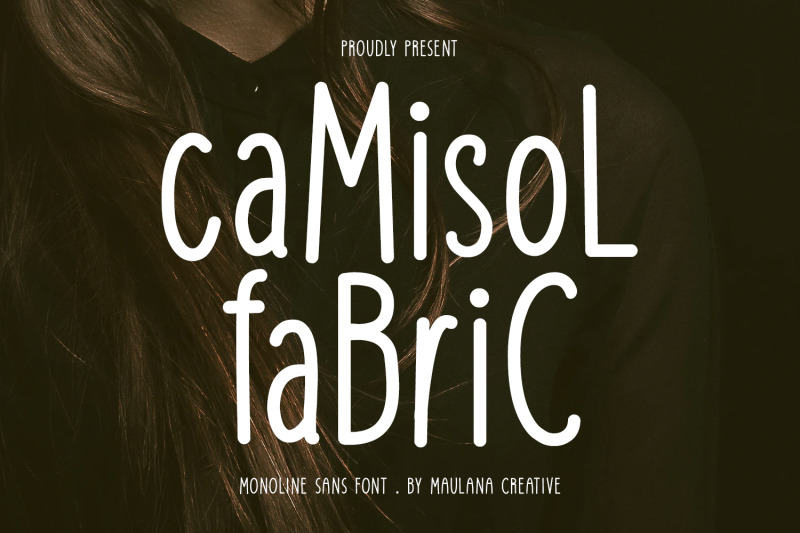 camisol-fabric-monoline-sans-font