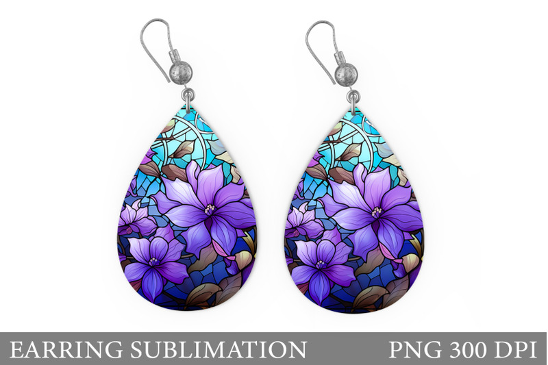 stained-glass-flowers-earring-flowers-earring-design