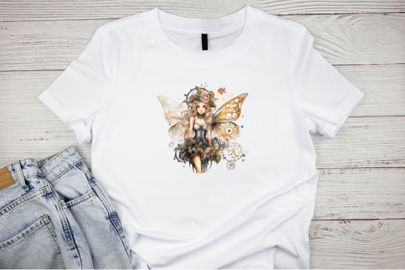 steampunk-fairy-girl-watercolor-bundle