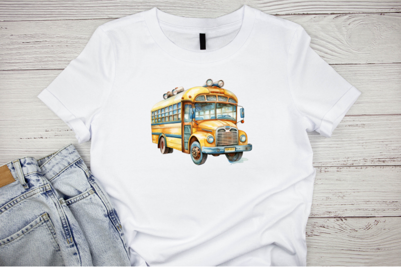 bus-school-sublimation-clipart-bundle