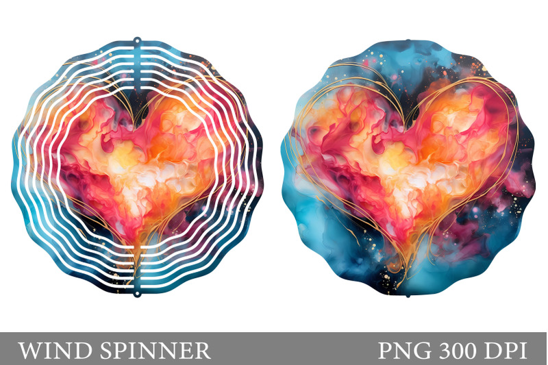 alcohol-ink-heart-wind-spinner-heart-wind-spinner-design