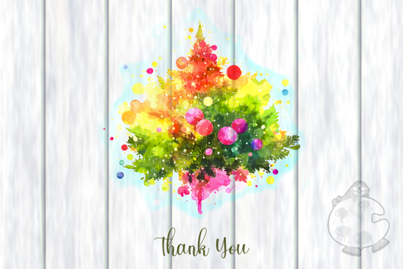 watercolor-christmas-tree-splashes-holiday-design-elements