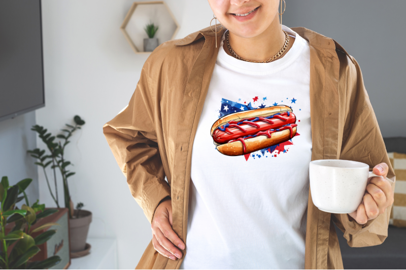 hot-dog-4th-of-july-sublimation-clipart