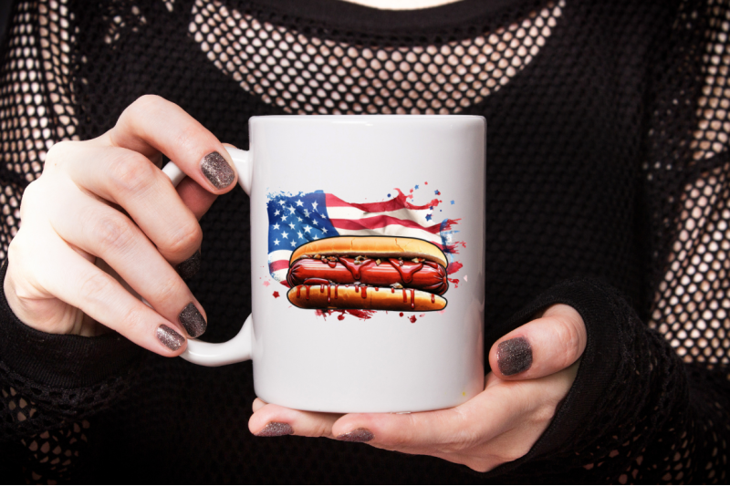 hot-dog-4th-of-july-sublimation-clipart