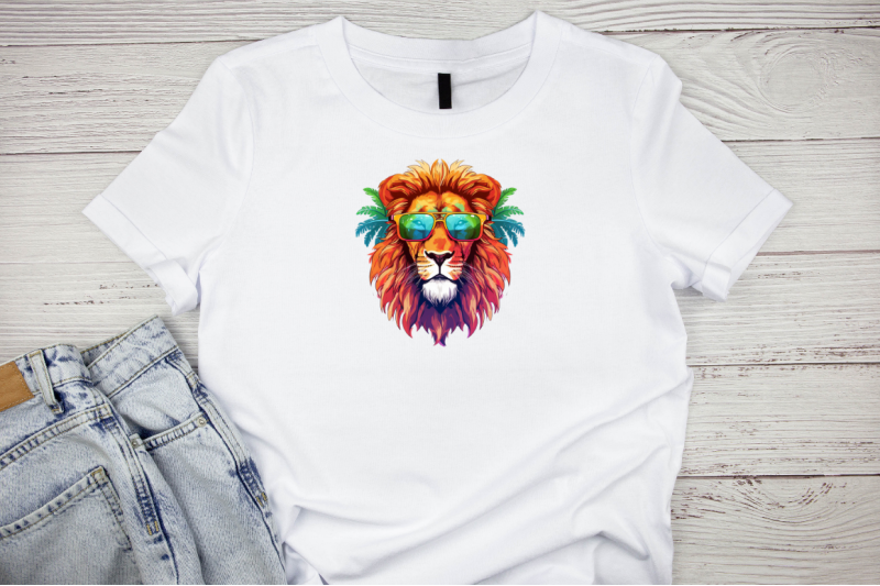 juneteenth-lion-sublimation-clipart