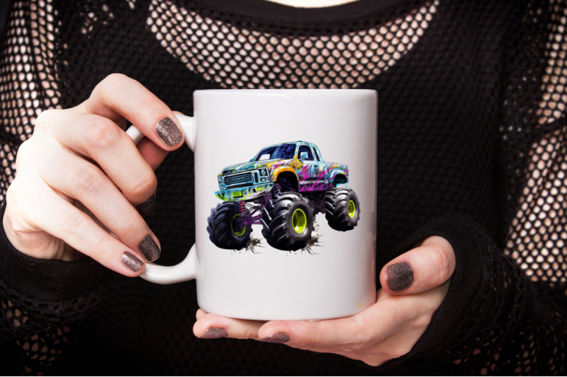 monster-truck-sublimation-clipart-bundle