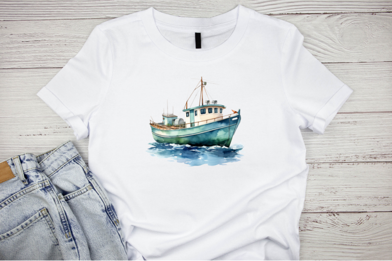 retro-fishing-boat-watercolor-clipart