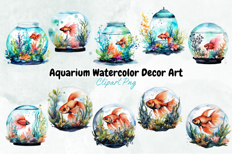 aquarium-watercolor-decor-art