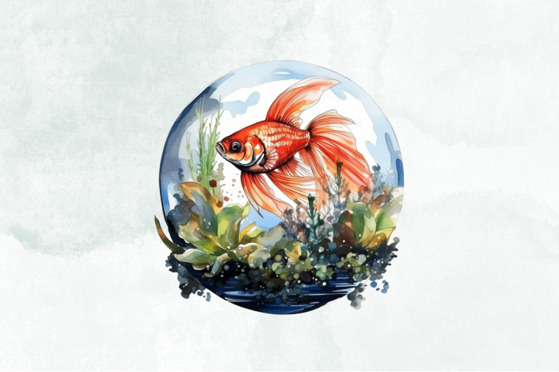 aquarium-watercolor-decor-art