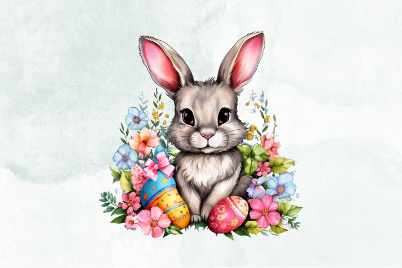 easter-bunny-watercolor-clipart-bundle