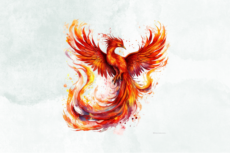 fire-phoenix-watercolor-sublimation